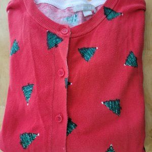 Woman Within Christmas Cardigan